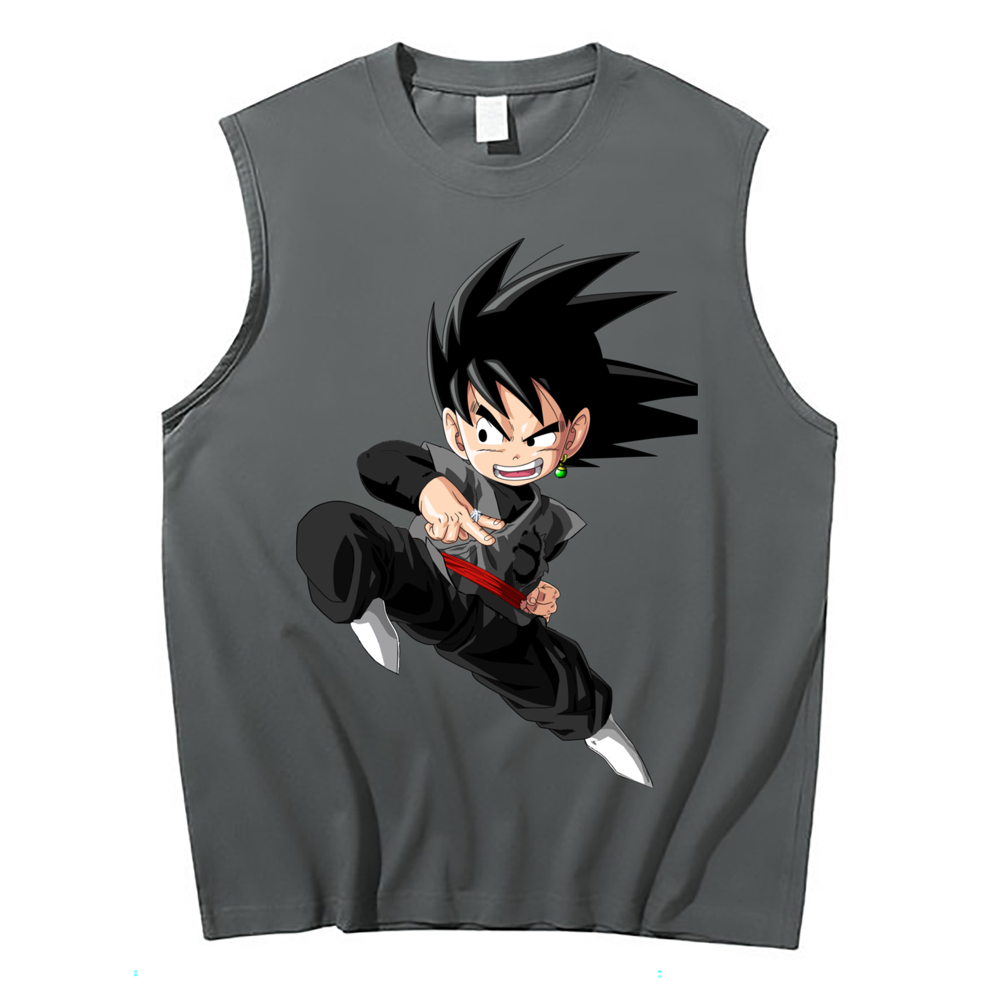 （画像用） ドラゴンボール 孫悟空（そん ごくう）Son Goku カカロット DRAGON BALL Kakarotto コットン100％タンクトップ（フロントプリント）